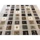 Salonowy dywan gabbeh 250x350cm wełna argentyńska szary patchwork