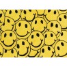 Żółty wesoły designerski nowoczesny dywan wełniany SMILE 160x230cm Indie 2cm gruby