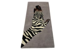 100% wełna gruby dywan z Indii 120x180cm Zebra designerski wzór
