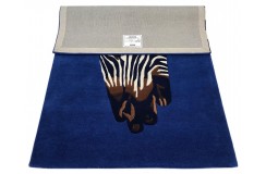 100% wełna gruby dywan z Indii 120x180cm Zebra designerski wzór