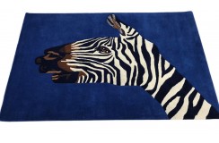 100% wełna gruby dywan z Indii 120x180cm Zebra designerski wzór