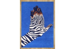 100% wełna gruby dywan z Indii 120x180cm Zebra designerski wzór
