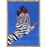100% wełna gruby dywan z Indii 120x180cm Zebra designerski wzór