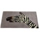 Designerski nowoczesny dywan wełniany ZEBRA 70x140cm Indie 2cm gruby szary