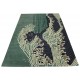 Zielony designerski nowoczesny dywan wełniany 120x180cm Indie 2cm gruby