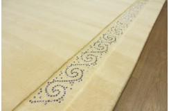Gładki dywan 200x300cm SWAROVSKI ELEMENTS LUXOR STYLE wełny owczej lux