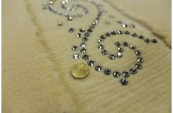 Gładki dywan 200x300cm SWAROVSKI ELEMENTS LUXOR STYLE wełny owczej lux