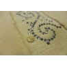 Gładki dywan 200x300cm SWAROVSKI ELEMENTS LUXOR STYLE wełny owczej lux