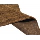 Gładki 100% wełniany dywan Gabbeh Handloom brązowy 200x300cm bez wzorów