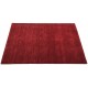 Gładki 100% wełniany dywan Gabbeh Handloom czerwony 200x300cm bez wzorów