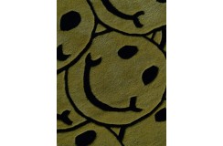 100% wełna gruby dywan z Indii 160x230 SMILE EMOTIKON