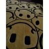 100% wełna gruby dywan z Indii 160x230 SMILE EMOTIKON