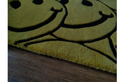 100% wełna gruby dywan z Indii 160x230 SMILE EMOTIKON