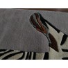 100% wełna gruby dywan z Indii 120x180cm Zebra designerski wzór