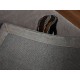 Designerski nowoczesny dywan wełniany ZEBRA 120x180cm Indie 2cm gruby szary