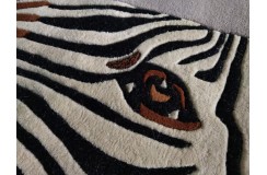 100% wełna gruby dywan z Indii 170x240cm Zebra designerski wzór