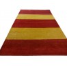 Salonowy dywan gabbeh 200x300cm wełna argentyńska w kolorowe pasy