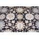 Dywan Ziegler Farahan 100% wełna kamienowana ręcznie tkany luksusowy 284x366 klasyczny ciemny
