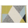 W kolorowy kilim Durry 100% wełniany dywan płasko tkany 170x240cm dwustronny Indie dwupoziomowy