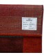 Czerwony kolorowy delikatnie zdobiony dywan gabbeh 140x200cm wełna argentyńska w pasy