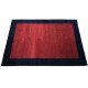 Czerwony delikatnie zdobiony dywan gabbeh 140x200cm wełna argentyńska klasyczny