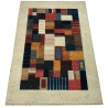 Ekskluzywny dywan Gabbeh Loribaft Patchowrk Indie 170x240cm 100% wełniany beżowy, kolorowy