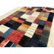 Ekskluzywny dywan Gabbeh Loribaft Patchowrk Indie różne rozmiary 100% wełniany beżowy, kolorowy