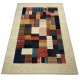 Ekskluzywny dywan Gabbeh Loribaft Patchowrk Indie różne rozmiary 100% wełniany beżowy, kolorowy