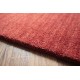 Gładki 100% wełniany dywan Gabbeh Handloom ceglasty 70x140cm bez wzorów