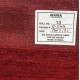 Gładki 100% wełniany dywan Gabbeh Handloom malinowy 120x180cm bez wzorów