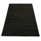 Gładki 100% wełniany dywan Gabbeh Handloom brązowy ciemny 120x180cm bez wzorów