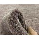 Gładki 100% wełniany dywan Gabbeh Handloom wrzosowy 120x180cm bez wzorów