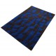 Designerski nowoczesny dywan wełniany CITY 3D 120x180cm Indie 2cm gruby niebieski
