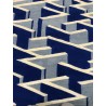 100% wełna gruby dywan z Indii 120x180cm LABIRYNT3D designerski wzór