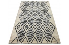 100% wełna gruby dywan z Indii 120x180cm Rug Collection skandynawski