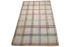 100% wełna gruby dywan z Indii 120x180cm Rug Collection geometryczny