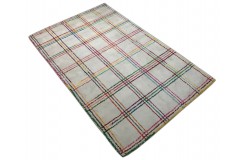 100% wełna gruby dywan z Indii 120x180cm Rug Collection geometryczny