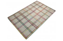 100% wełna gruby dywan z Indii 120x180cm Rug Collection geometryczny