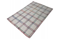 100% wełna gruby dywan z Indii 120x180cm Rug Collection geometryczny