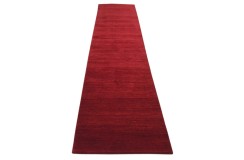 100% wełna gruby dywan handloom z indii czerwony 70x300cm chodnik
