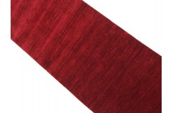100% wełna gruby dywan handloom z indii czerwony 70x300cm chodnik
