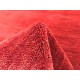 Gładki 100% wełniany dywan Gabbeh Handloom czerwony chodnik 70x300cm bez wzorów
