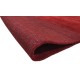 Gładki 100% wełniany dywan Gabbeh Handloom czerwony chodnik 70x300cm bez wzorów