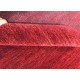 Gładki 100% wełniany dywan Gabbeh Handloom czerwony chodnik 70x250cm bez wzorów