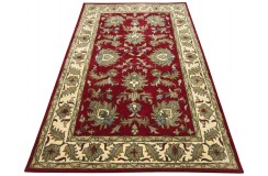 Dywan Persian 100% wełniany 155x245cm z Indii czerwony tradycyjny