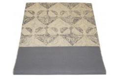 100% wełna gruby dywan z Indii  150x240cm design do salonu pętelkowy