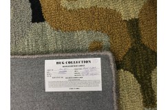 100% wełna gruby dywan z Indii  150x240cm design do salonu pętelkowy