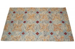 100% wełna gruby dywan z Indii  150x240cm design do salonu pętelkowy