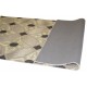 Kolorowy brązowy gruby dywan RUG COLLECTION do salonu nowoczesny design 100% wełna 150x240cm Indie