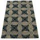 Kolorowy gruby dywan RUG COLLECTION do salonu nowoczesny design 100% wełna 150x240cm Indie